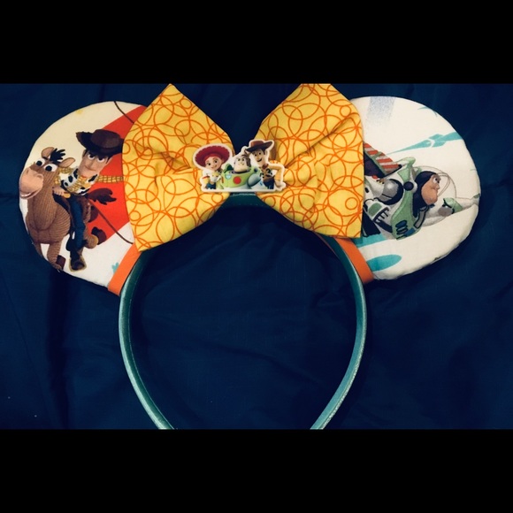 Toy Story Buzz and Woody Minnie Mouse DisneyEars. Bespoke,Boutique.New - Picture 1 of 3